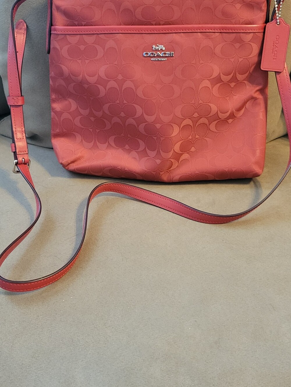 Coach Red Signature Crossbody Bag